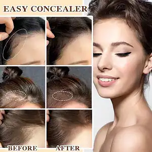 Concealer for hairline touch-up and coverage.